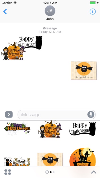 Happy Halloween Stickers for iMessage