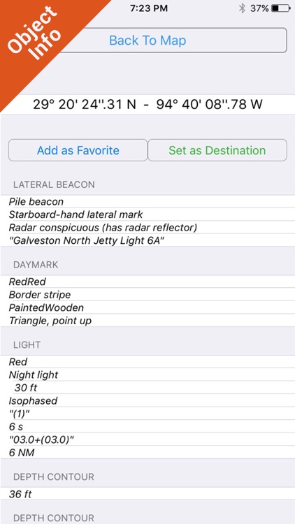 Marine : Texas HD GPS Map Navigator