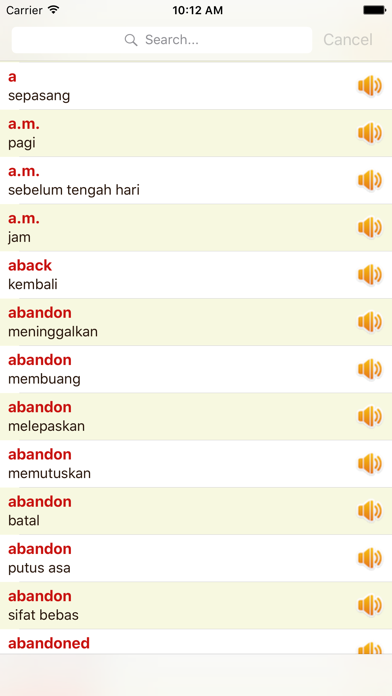 How to cancel & delete English Indonesian Dictionary Offline Free from iphone & ipad 4