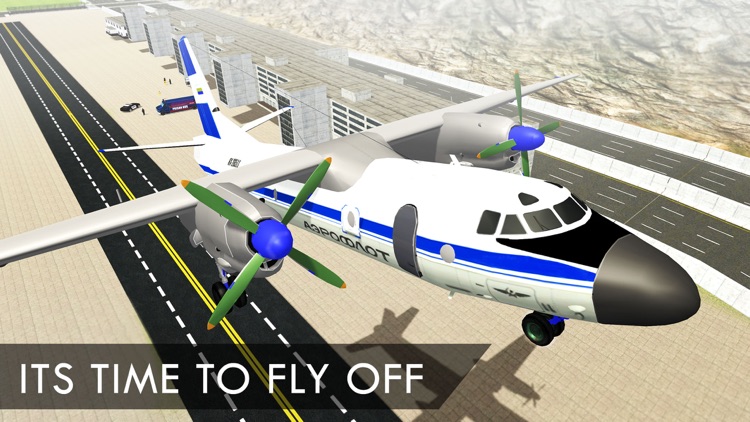 Jail criminal transport plane - flight mission screenshot-3