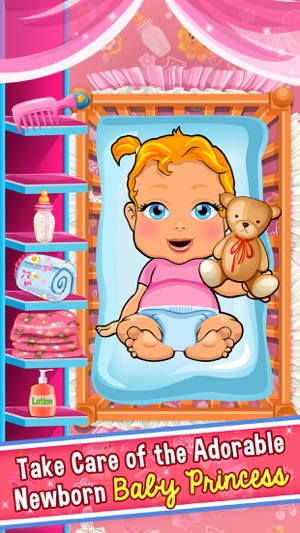 Princess Baby Salon Doctor Kids Games Free(圖2)-速報App