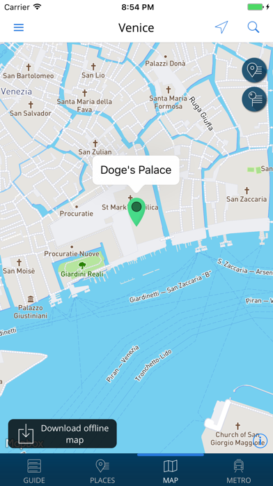 Venice Travel Guide with Offline Street Map screenshot 4