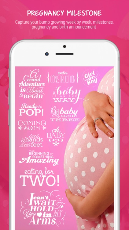 Baby Photo Editor - Baby Pregnancy Milestones Pics