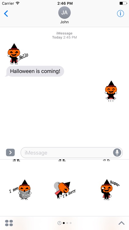 Mr. Pumpkin Sticker screenshot-3