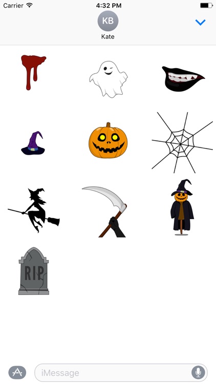 Halloween Scary Stickers