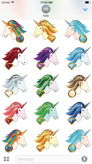 Unicorn Birthstone Stickers(圖3)-速報App