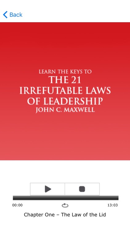The 21 Irrefutable Laws Of Leadership Meditation screenshot-3