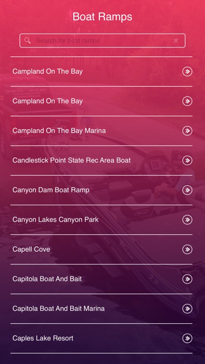 California Boat Ramps