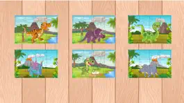 Game screenshot Cute Dinosaur Jigsaw Puzzles Games for Kids Free apk