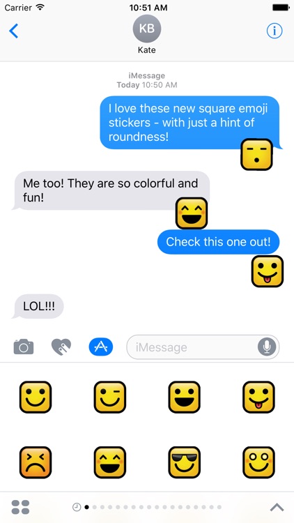 Square Emoji Stickers 2