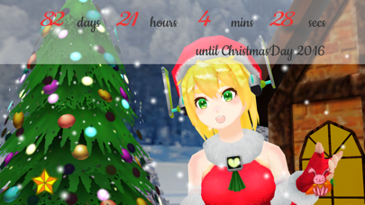 How to cancel & delete ChristmasDay Countdown Query-Chan from iphone & ipad 1