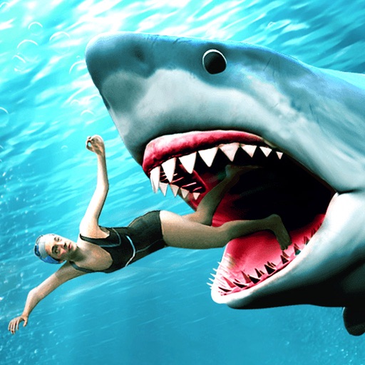 hungry shark sim 2016- wild underwater hunting icon