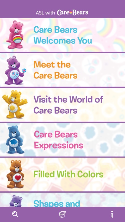 ASL with Care Bears