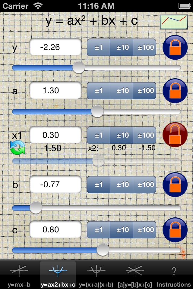 AP Algebra Helper screenshot 2