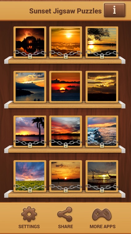 Sunset Puzzle Game - Nature Picture Jigsaw Puzzles