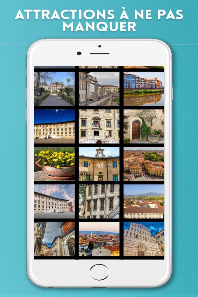 Pisa Travel Guide with Offline City Street Map screenshot 4