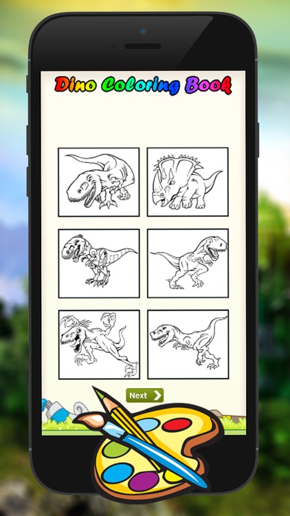 Dino Coloring Book - Dinosaur Drawing for Kid Games