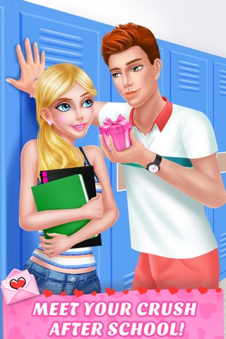 Back To School: First Date with High School Crush - Spa, Salon & Makeover Game for Girls screenshot 2