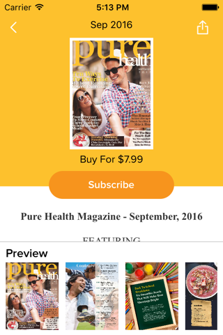 Pure Health Magazine screenshot 3