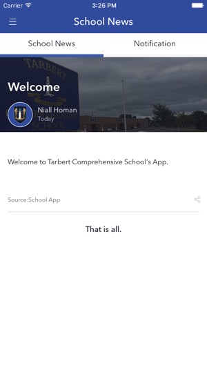 Tarbert Comprehensive School(圖2)-速報App