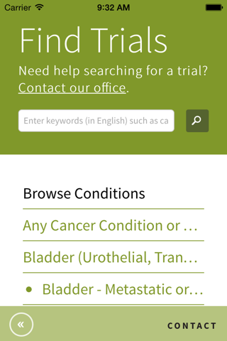 SCI Cancer Clinical Trials - náhled