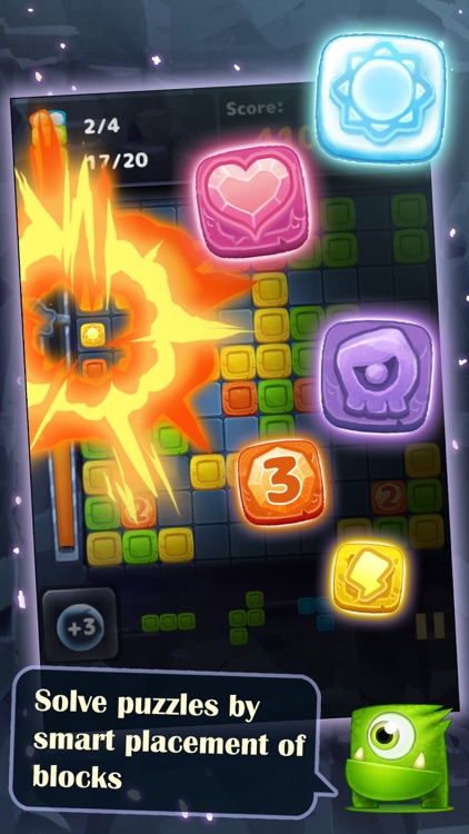 Monster Puzzle - NEW block matching game screenshot-3