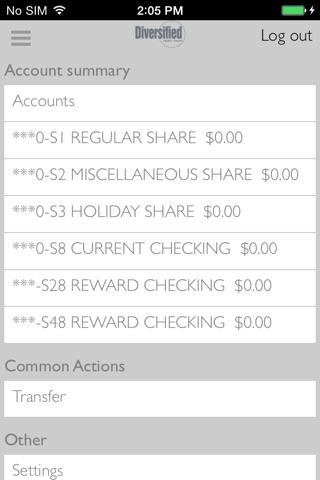 Diversified Credit Union screenshot 2