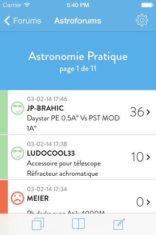 Astroforums screenshot 2