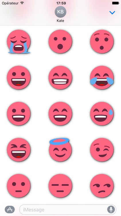 RED Emoji • Stickers for iMessage