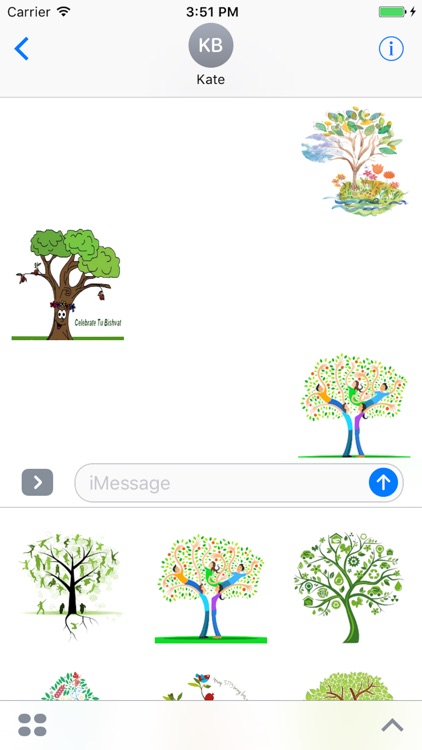 Happy Tu Bishvat Tu B'Shevat Day Stickers