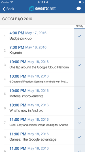 EventCast - the simplest event planner(圖3)-速報App