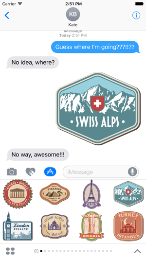 Famous Places Stickers and Badges(圖1)-速報App