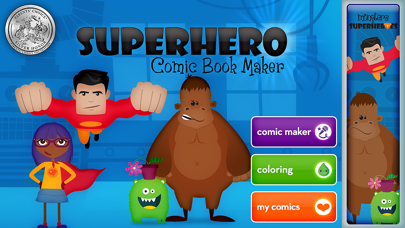 Monsters vs Superheroes Comic Book Maker - by Duck Duck Moose Screenshot 1