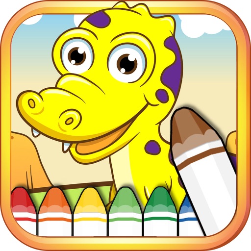 Animal Coloring Book! Drawing Desk Games For Kids iOS App