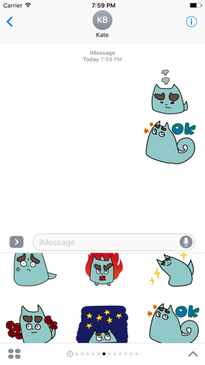 Lovely Puppet Stickers for iMessage(圖2)-速報App