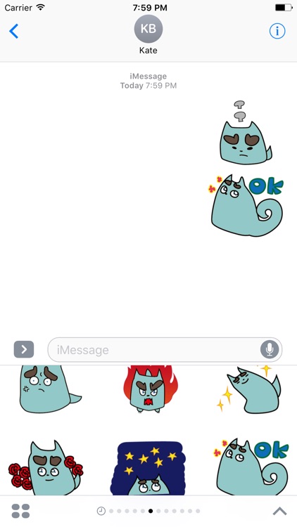 Lovely Puppet Stickers for iMessage
