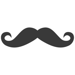 Hipster Mustache, Beard and Glasses Stickers