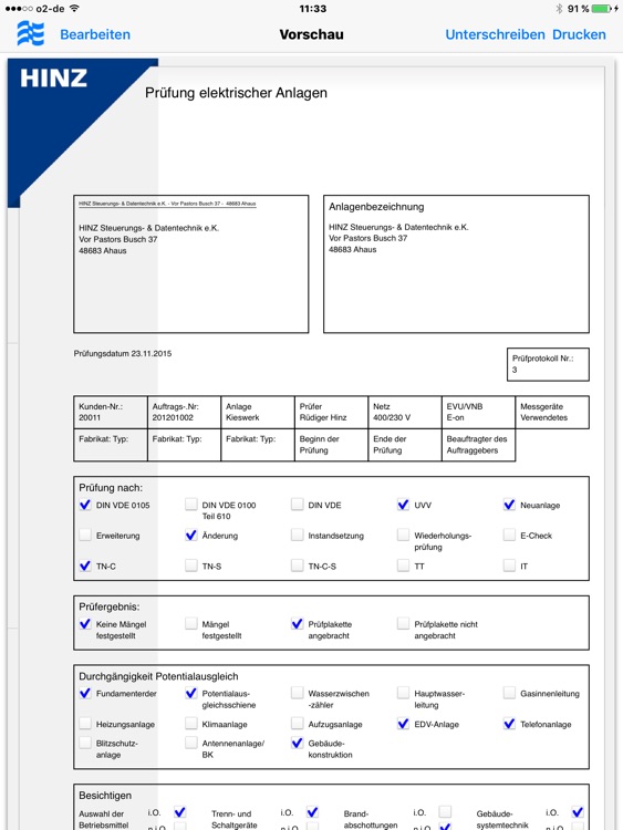 MEiAPPS Checkliste