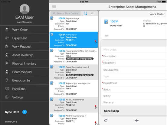 App Shopper: Infor EAM Mobile Disconnected (Business)