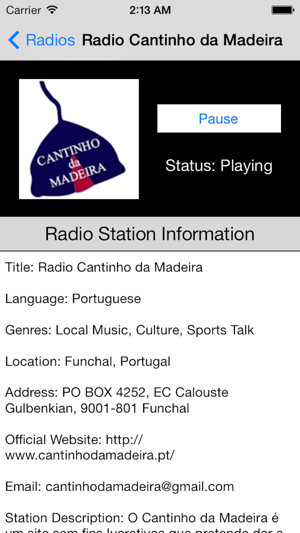 Portugal Radio Live Player (Portuguese / português / língua (圖5)-速報App