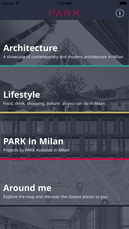 PARK Mapp - Milan architectural guide