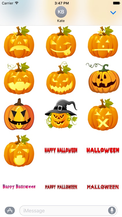 Halloween Stickers and Emoticons