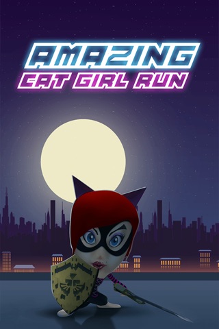 Amazing Cat Girl Run screenshot 2