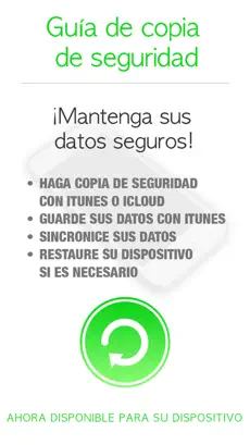 Screenshot 1 Guía de copia de seguridad para iPhone, iTunes y iCloud: sincronice y restaure sus archivos iphone