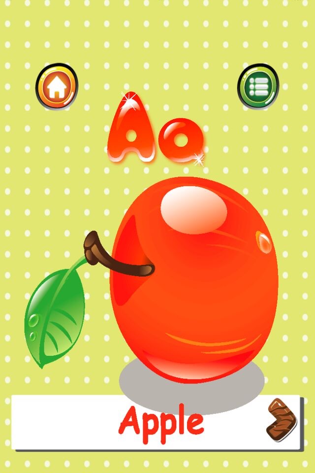 ABC Fruits & Vegetables Flashcards! screenshot 3