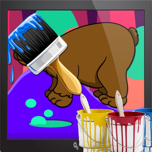 Paint Games Bear Version iOS App