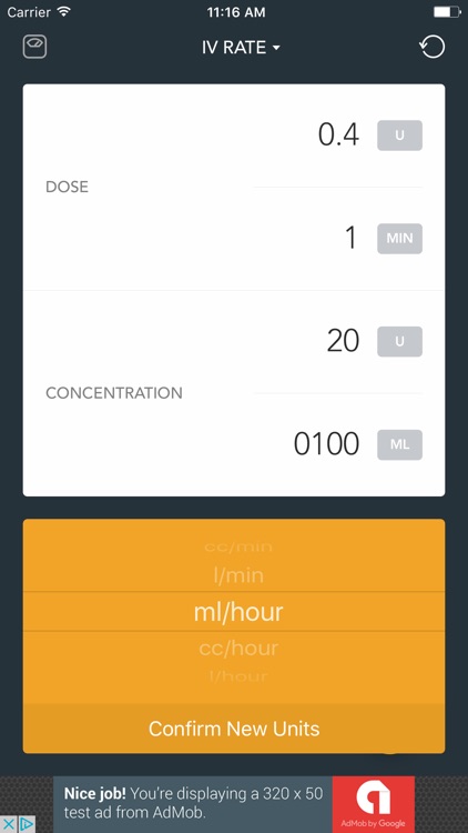 Drug Infusion - IV Med Drip Rate Calculator