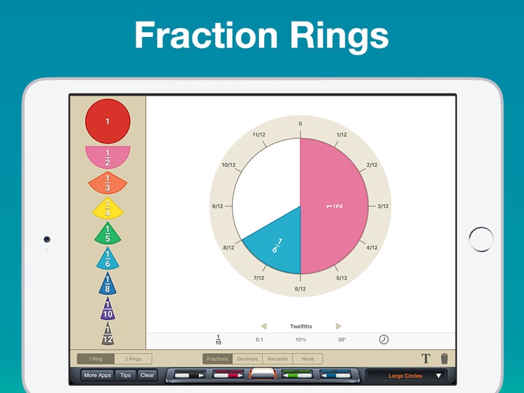 Fraction Circles Manipulative