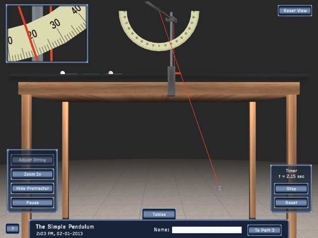 HSVPL Motion of a Pendulum