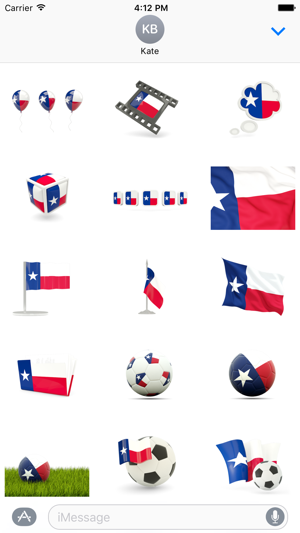 Texas Flag Stickers